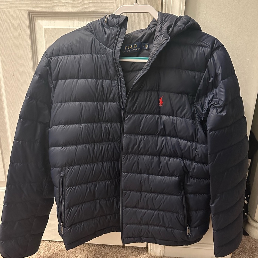 Polo Ralph Lauren Navy Puffer Jacket